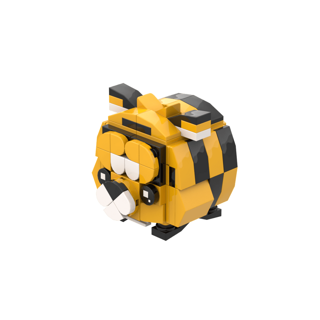 Animal Puzzle Toy - CramyQ Tiger - Create Your Own Cube - CRAMYQ 8